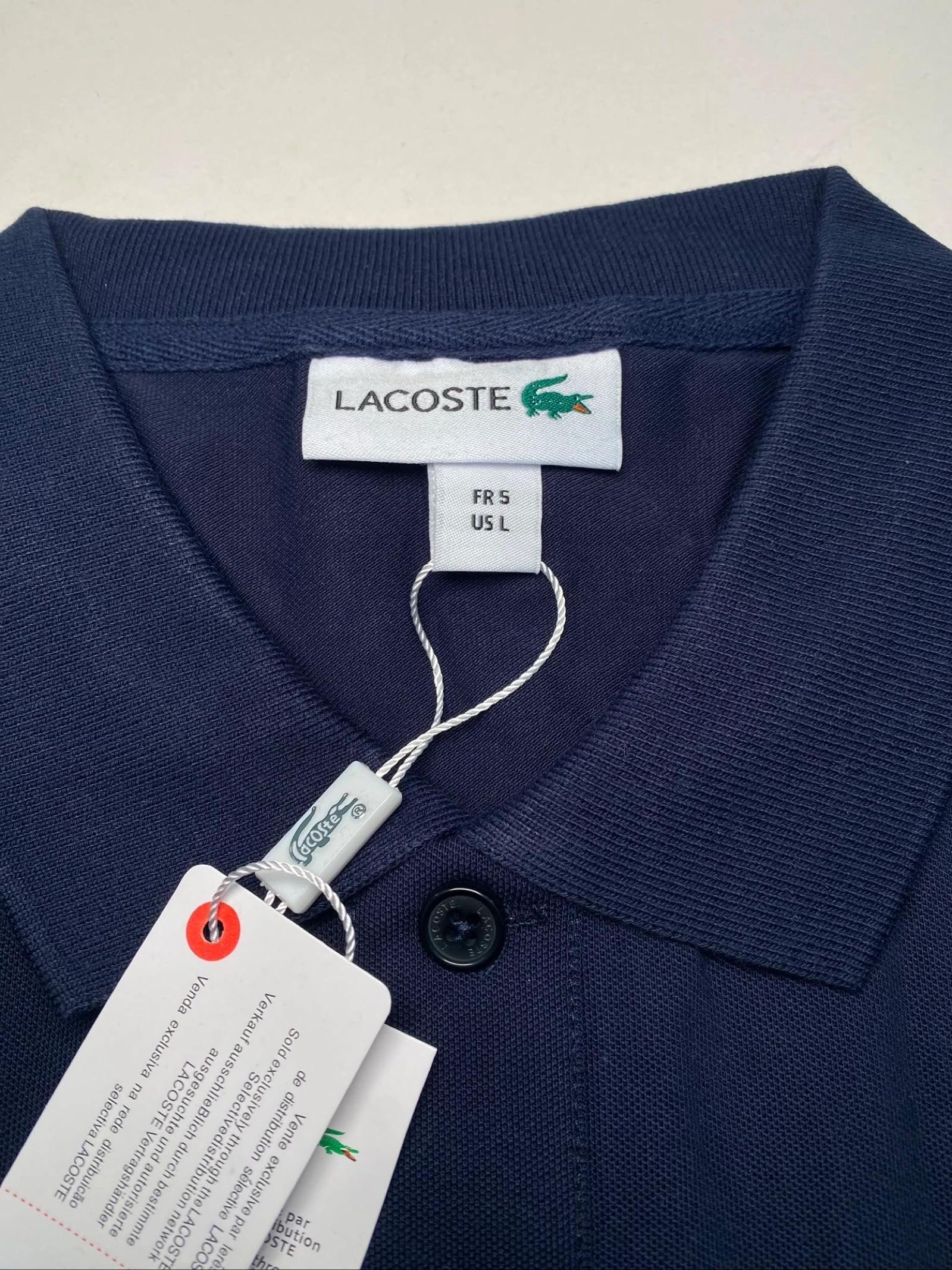 Navy blue Lacoste polo shirt new with tag – photo 2